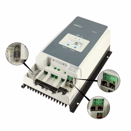Controlador de carga solar fixado na parede do carregador 96V 192V 220V 384V 100A do sistema de energia solar