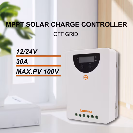 12V/24V/48V 30A Controlador solar MPPT Controlador de carregador de sistema solar solar